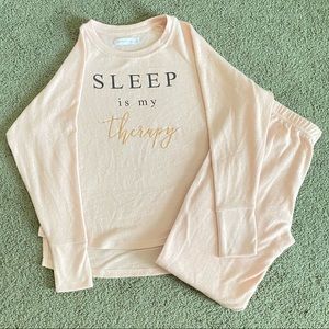 DANSKIN super soft fleece pajama set